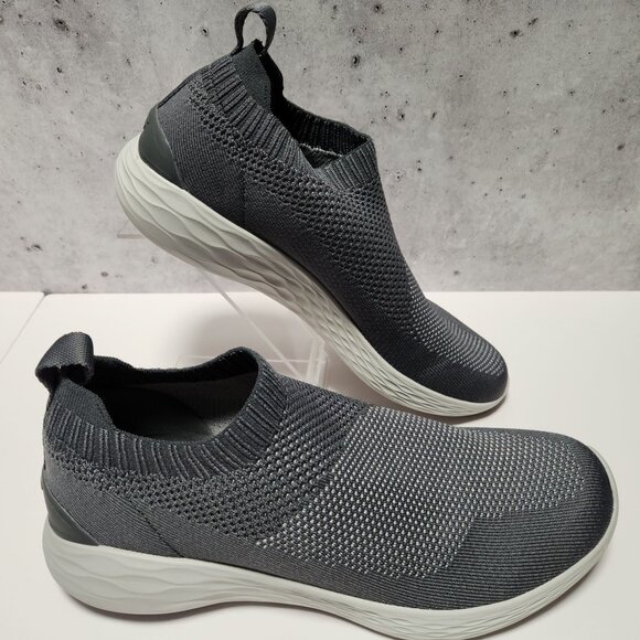 Skechers Go Strike Mens Charcoal Gray Slip-On Shoes Size 9.5 Pre-Owned Sneakers - Picture 1 of 14